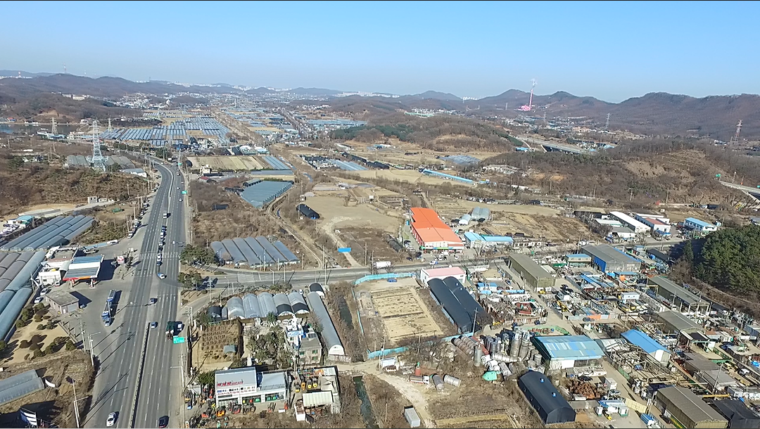 ▲광명시흥일반산업단지 예정지 항공사진 (사진제공= 광명시흥특별관리지역임가공사업협동조합)