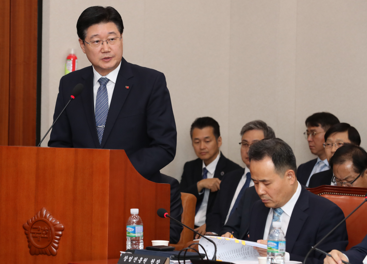 ▲정진수 중소기업유통센터 대표. (뉴시스)