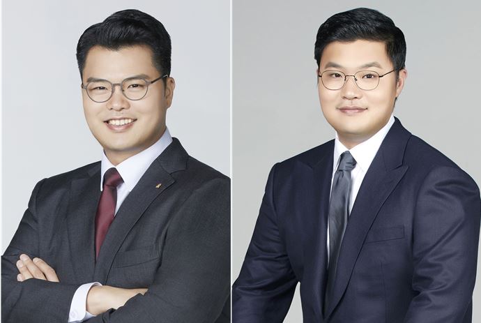 ▲서진석 셀트리온 수석부사장과 서준석 셀트리온 이사 (사진제공=셀트리온)