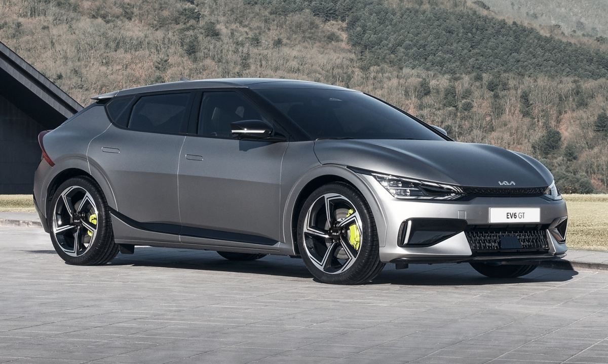 ▲기아 EV6는 현대차 아이오닉 5와 마찬가지로 전기차 전용 플랫폼 E-GMP를 기반으로 개발했다.  (사진제공=기아)