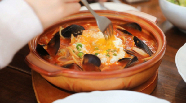 ▲‘관찰카메라 24’ 순두부 파스타(사진제공=채널A)