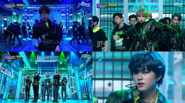 ▲고스트나인(사진제공=Mnet '엠카운트다운' 캡처)