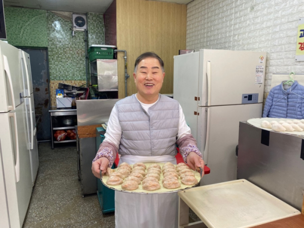▲인천 서구 미도방 만두 달인(사진제공=SBS)