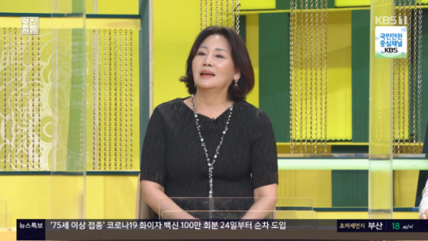 ▲홍여진 배우(사진=KBS1 '진품명품' 방송화면 캡처)