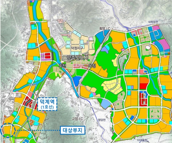 ▲양주 회천 택지공모 사업지 (자료제공=국토교통부)
