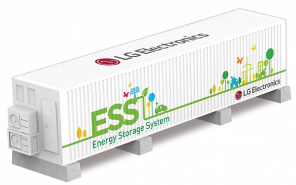 ▲LG전자가 미국 하와이에 상업용 에너지저장시스템(ESS, Energy Storage System)을 공급한다. 사진은 LG전자 컨테이너형 상업용 에너지저장시스템. (사진제공=LG전자)