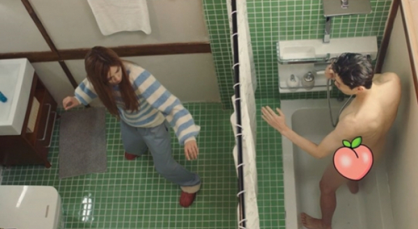 ▲삭제된 이민기 샤워신(사진=MBC '오! 주인님' 방송화면 캡처)