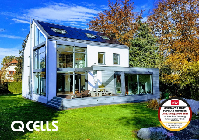 ▲독일 바이에른주 주택에 설치된 한화큐셀 모듈 (사진=한화큐셀)