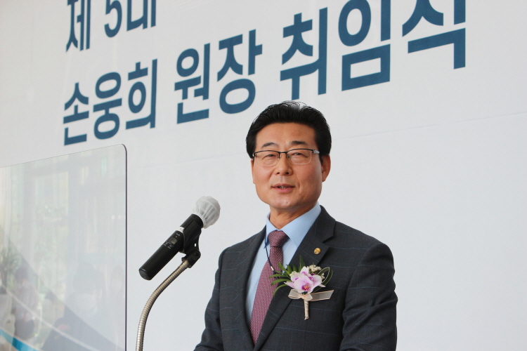 ▲손웅희 신임 한국로봇산업진흥원장. (사진제공=한국로봇산업지흥원)