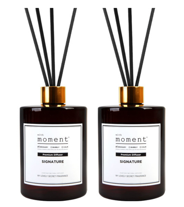 ▲위드모먼트 시그니처 브라운 500ml 대용량 디퓨저 (사진제공=이베이코리아)