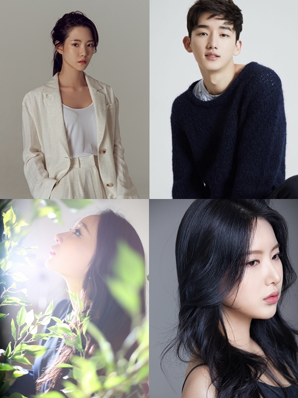 ▲하승리, 김규완, 이제나,임예지(사진제공=제이윈 엔터테인먼트)