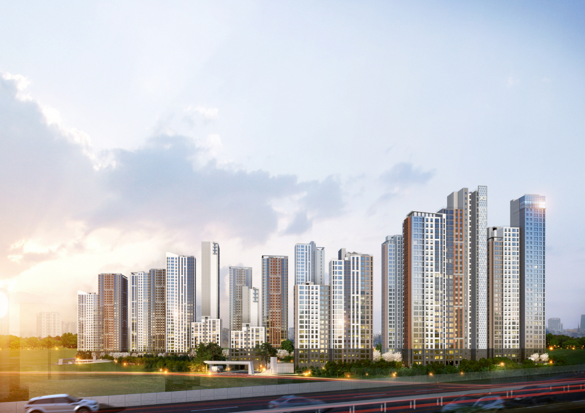 ▲'용현자이 크레스트' 투시도 (자료제공=GS건설)