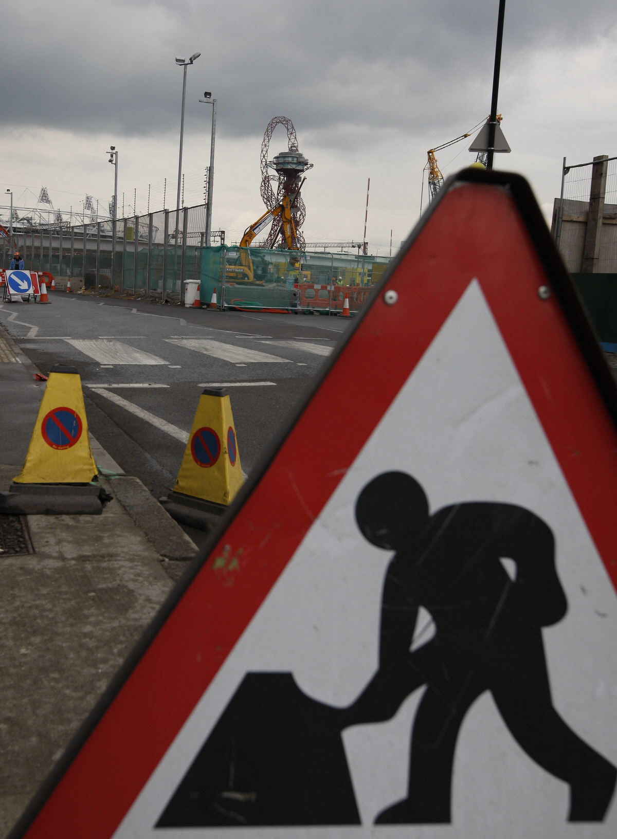 ▲2012년 런던 올림픽 경기장 건설 현장. 런던/신화뉴시스