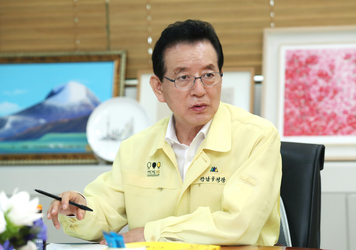 ▲정순균 강남구청장 (사진제공=강남구청)