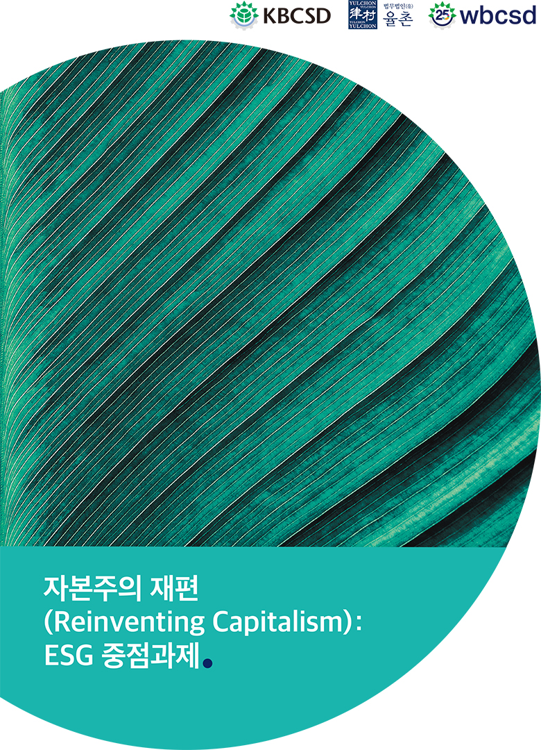 ▲‘자본주의 재편: ESG 중점과제’ 보고서 (사진제공=율촌)