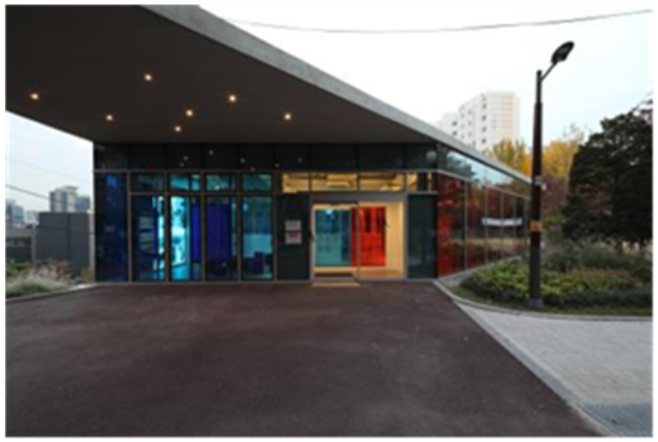 ▲손기정 체육공원 내 러닝러닝센터 외관.  (사진제공=서울시)