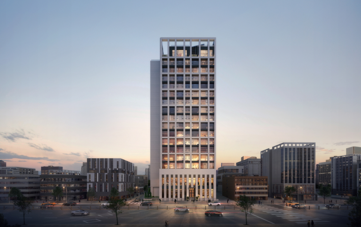 ▲고급 오피스텔 ‘상지카일룸M’ 투시도 (사진제공=상지카일룸)