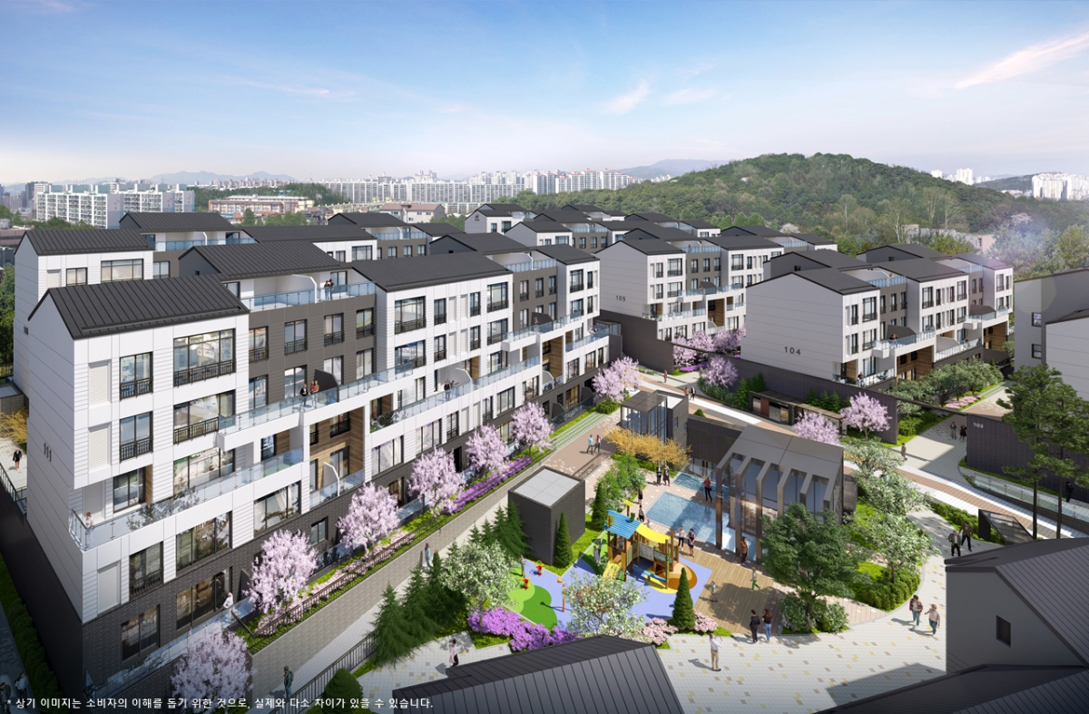 ▲현대엔지니어링 '힐스테이트 수원 테라스' 투시도 (자료제공=현대엔지니어링)