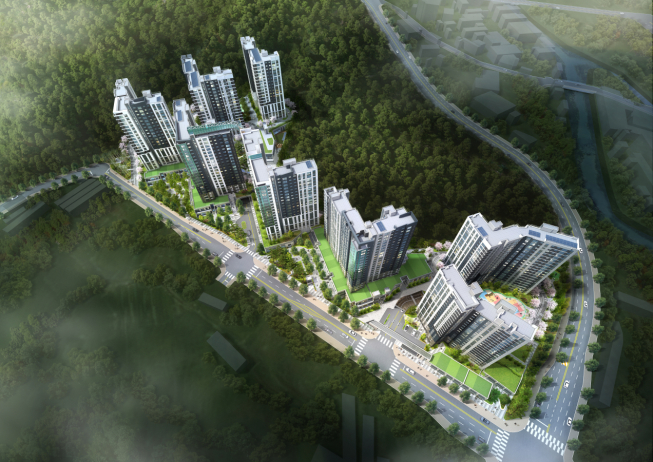 ▲‘e편한세상 고천 파크루체’ 조감도.  (자료제공=DL이앤씨)