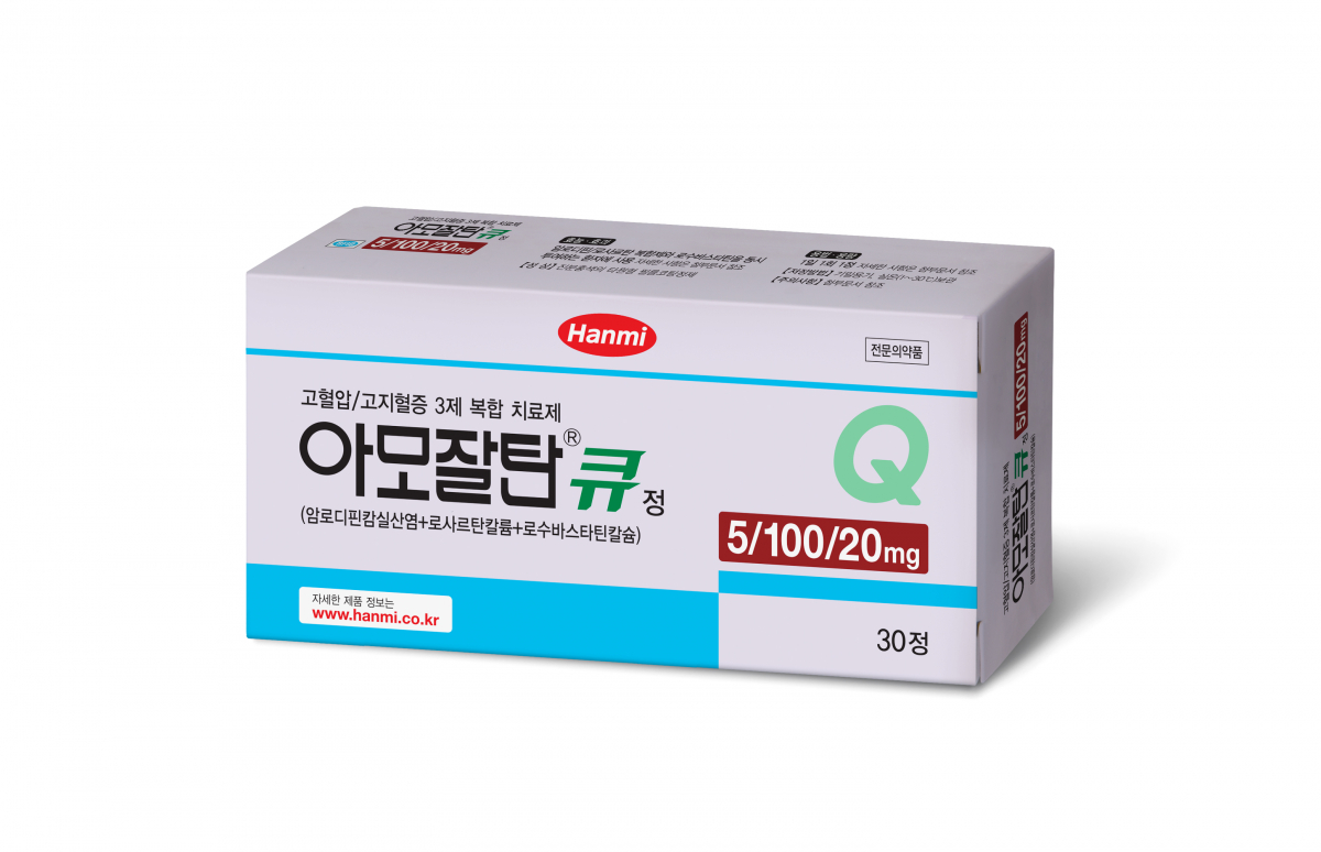 ▲아모잘탄큐 (사진제공=한미약품)