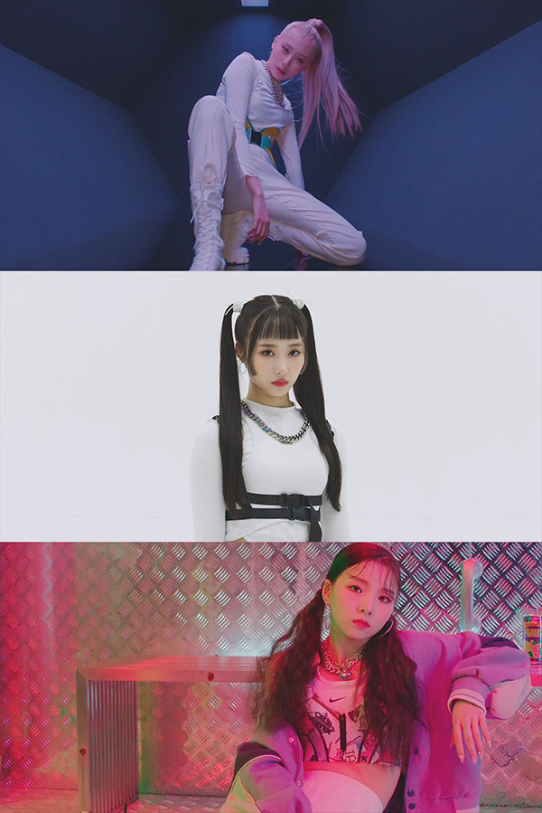 ▲핫이슈 (HOT ISSUE) 예원, 예빈, 다인(사진=S2엔터테인먼트)