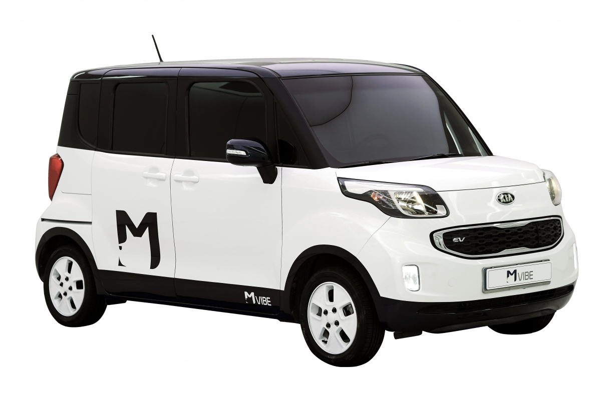 ▲기아 레이 EV 개조차량  (사진제공=현대차)