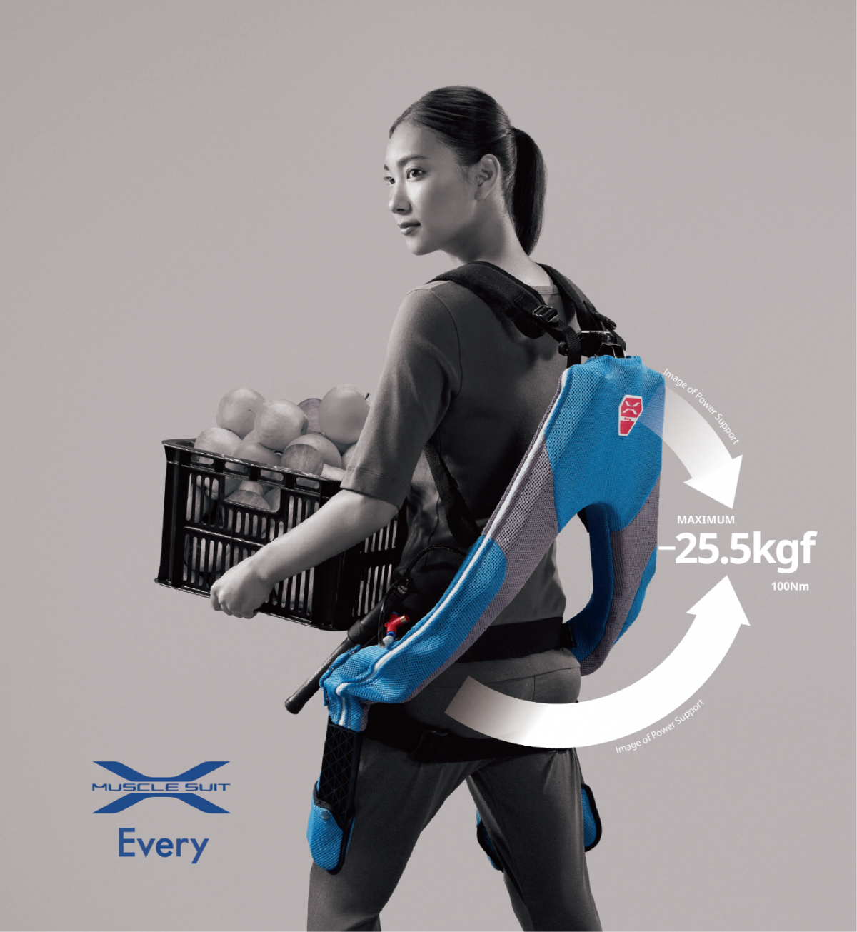 ▲에브리를 착용한 모습 (사진제공=팜한농)