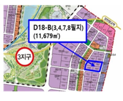 ▲서울 강서구 마곡산업단지 D18-B 위치도. (자료 제공=서울시)