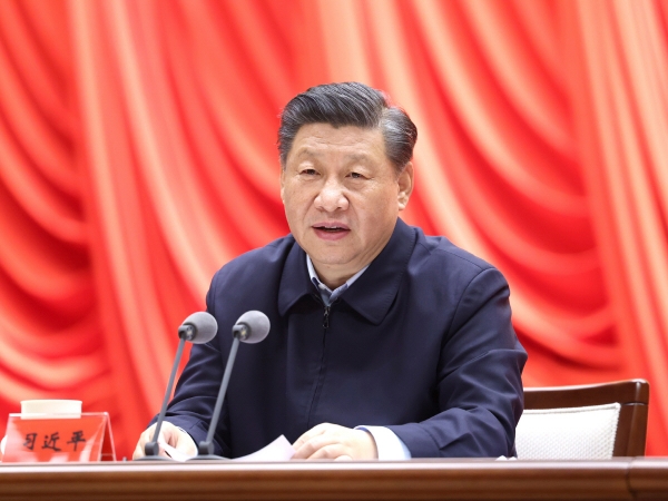 ▲시진핑 중국 국가주석이 지난달 1일 베이징에서 열린 중국공산당 중앙당교 청년 간부 양성반 개학식에서 연설하고 있다. 베이징/신화뉴시스
