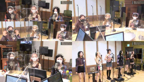 ▲스테이씨(사진 = MBC FM4U '전효성의 꿈꾸는 라디오' 방송 화면 캡처)