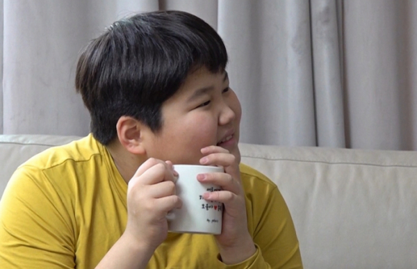 ▲‘편스토랑’ 오윤아 아들 민이(사진제공=KBS 2TV)