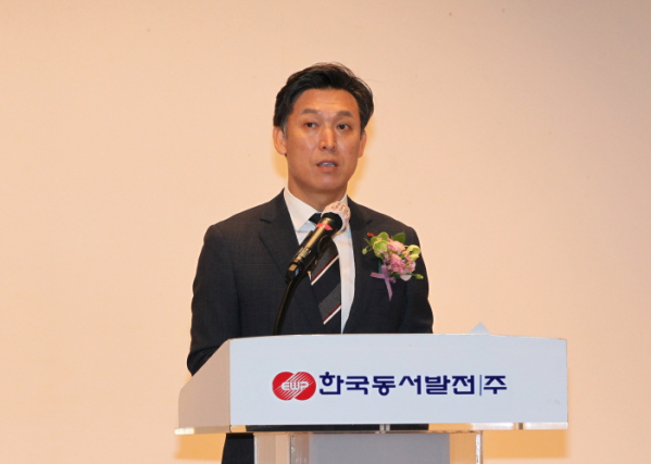 ▲김영문 제8대 한국동서발전 신임 사장이 26일 공식 취임했다. (사진제공=한국동서발전)