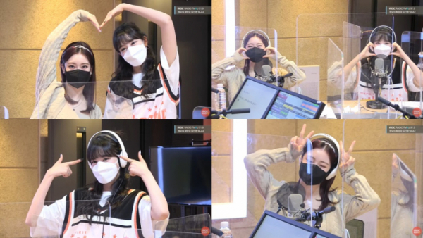 ▲스테이씨(사진=MBC FM4U '정오의 희망곡 김신영입니다' 보이는 라디오 캡처)