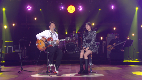 ▲'유희열의 스케치북' 조정치X민서(사진제공=KBS 2TV)