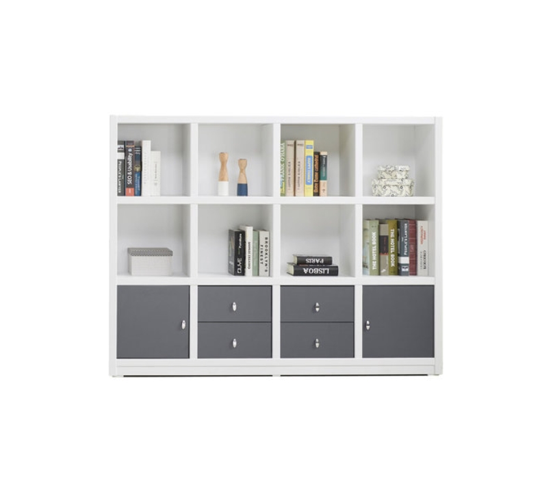 ▲아이솔가구 투모로 가로형책장 1600 (수납형) (사진제공=이베이코리아)