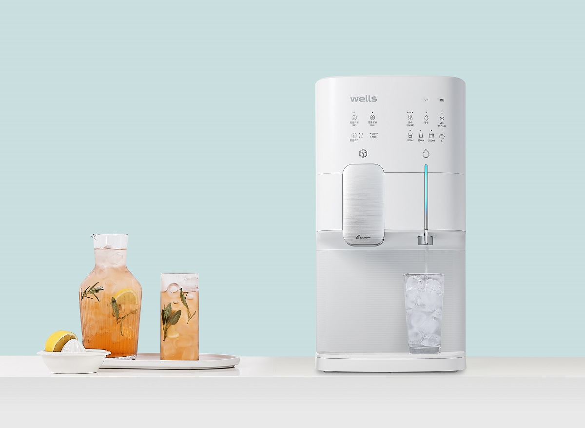 ▲웰스 ‘웰스 얼음정수기 UV+’ (사진제공=웰스)