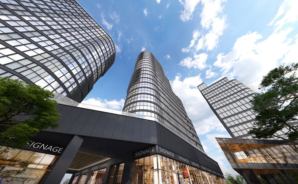 ▲'원에디션 강남' 투시도. 