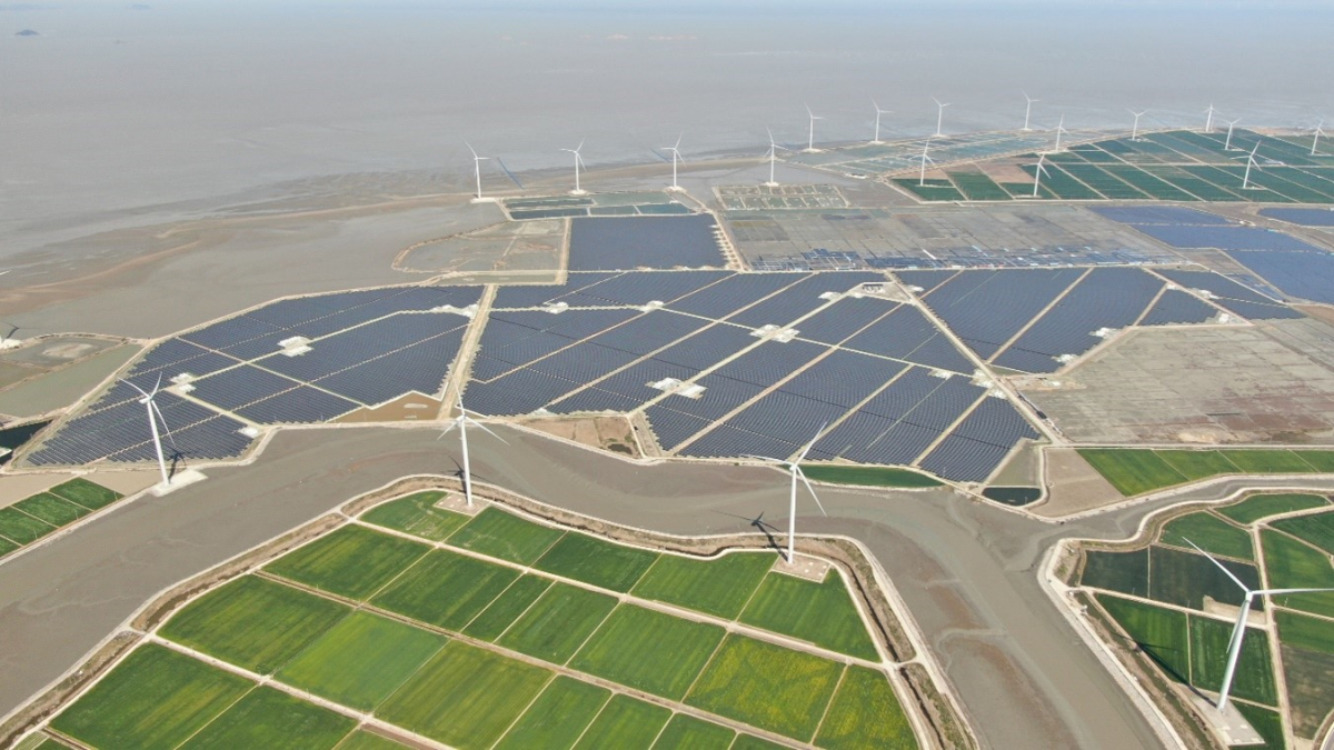 ▲광백태양광발전단지 전경 (사진=대한그린파워)