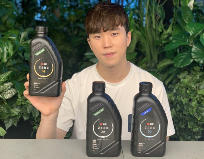 ▲SK루브리컨츠의 자동차 윤활유 '지크 제로(ZIC ZERO)' (사진제공=SK루브리컨츠)