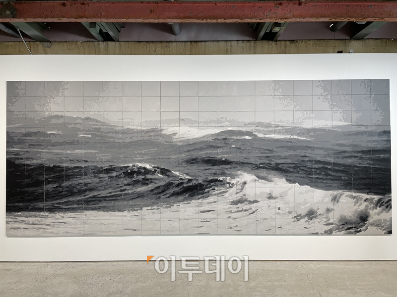 ▲'그들이 떠난 곳에서-바다 II'(2012/2021). (부산=김소희 기자 ksh@)