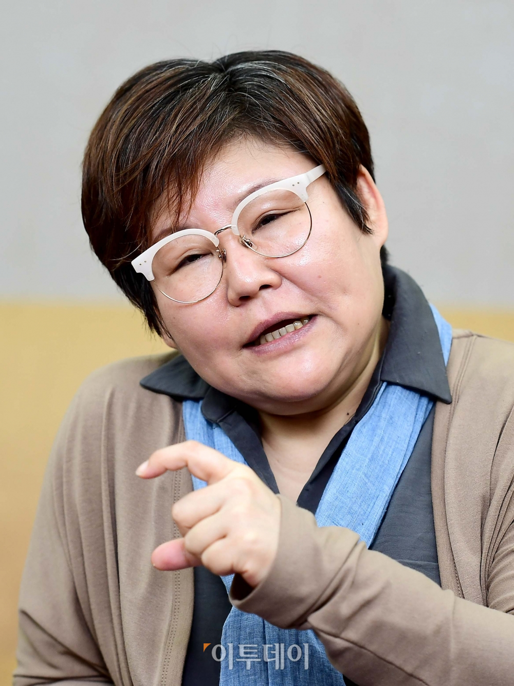 ▲문삼화 서울시극단 단장이 11일 서울 종로구 세종문화회관에서 이투데이와 인터뷰를 갖고 있다. 신태현 기자 holjjak@ (이투데이DB)