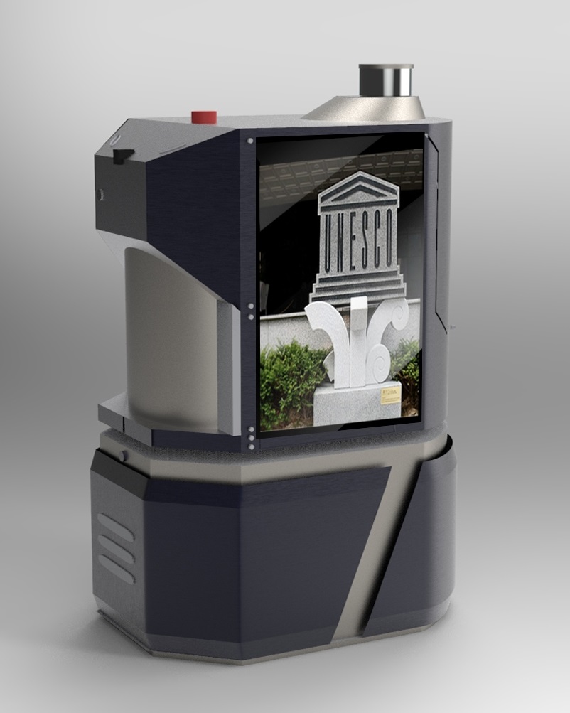 ▲5G MEC 지능형 로봇 (사진제공=LG유플러스)