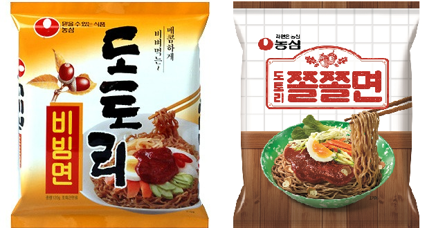 ▲농심 도토리비빔면 (사진제공=농심)