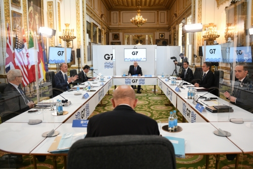▲주요 7개국(G7) 외교·개발장관 회의가 4일(현지시간) 영국 런던에서 개최됐다. 런던/로이터연합뉴스
