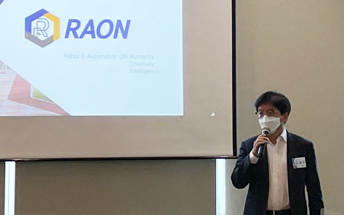 ▲김원경 라온테크 대표이사가 26일 기자간담회에서 6월 중 코스닥 상장 계획을 밝혔다. (사진 = 조성진 기자)