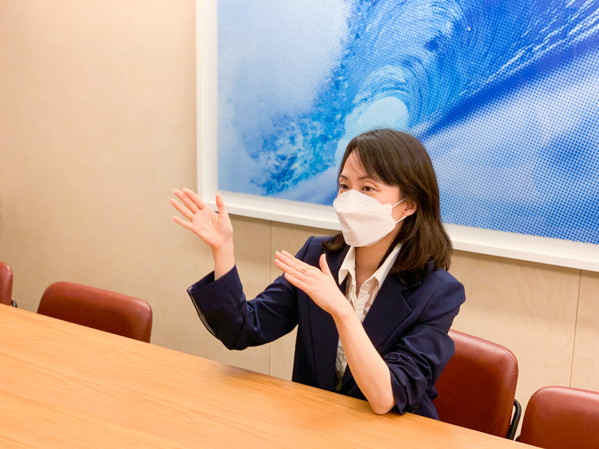 ▲이지혜 에임 대표가 이투데이와 인터뷰를 하고 있다.
(조성준 기자 tiatio@)