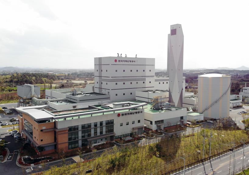 ▲나주 SRF 열병합 발전소 전경. (사진제공=한국지역난방공사)