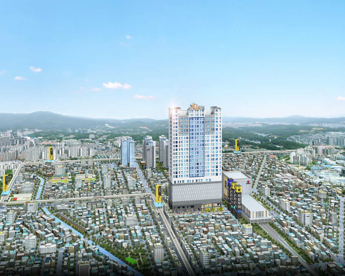 ▲의정부역 좋은사람좋은집 조감도.