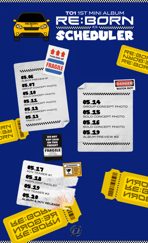 ▲TO1 스케줄러(사진 = TO1 공식 SNS)