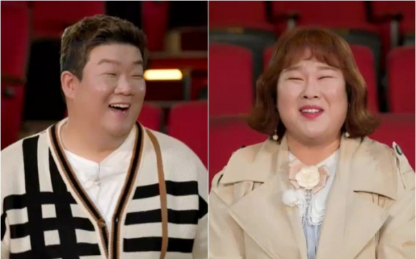 ▲'컴백홈' 유민상, 김민경(사진제공=KBS2)